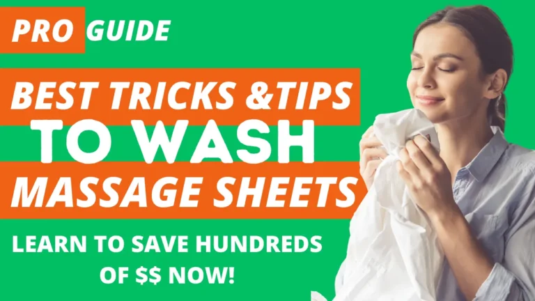 How to Wash Massage Sheets? Best Ways to Save Your Costs